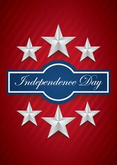 USA independence day poster