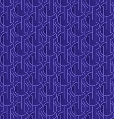 Seamless vector pattern with dark blue background and hi-tech elements