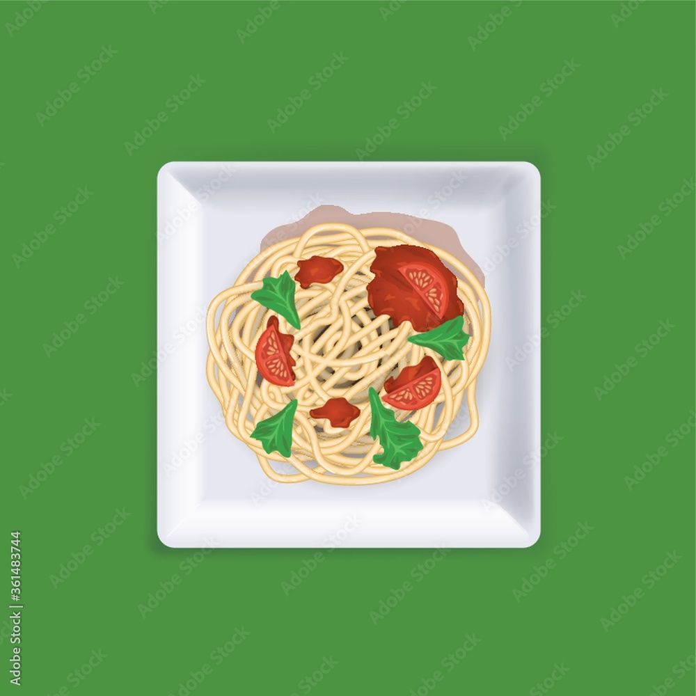 Sticker spaghetti