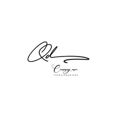 QD initials signature logo. Handwriting logo vector templates. Hand drawn Calligraphy lettering Vector illustration.
