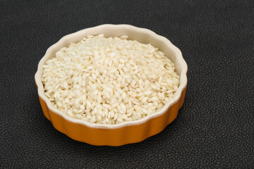 Arborio rice for Italian risotto