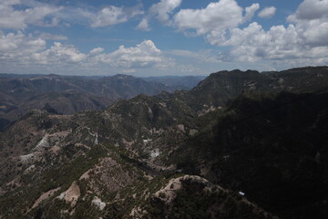 La sierra de Chihuahua, Mexico, barrancas del cobre