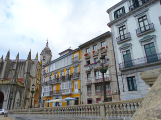 Fototapeta premium The parish church of the Asunción de Santa María of Lekeitio Spain