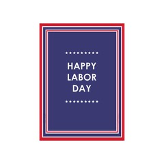 US labor day label