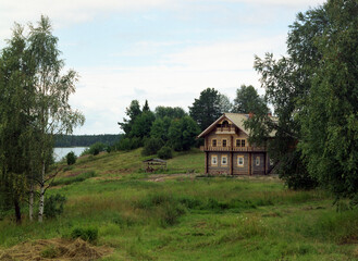National Park "Vodlozersky". The village Varishpelda. Karelia.