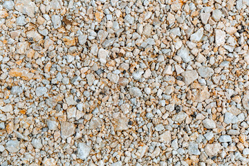Small crushed stone crushed. Abstract background. Textured.