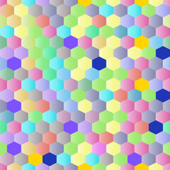 Abstract science Background. color Hexagon geometric design. science innovation concept abstract background