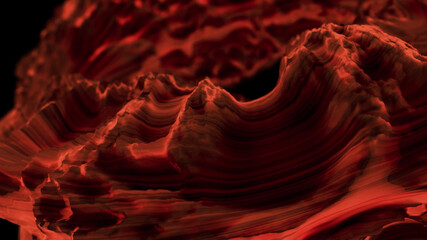 Beautiful brilliant substance. 3D illustration. Background for the designer.