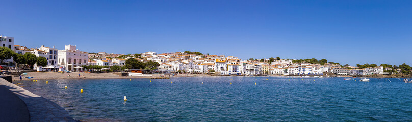 Fototapeta na wymiar Detail of beautiful small town Cadaques in Costa Brava in Catalonia of Spain
