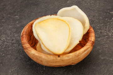 Asian cusine - homemade prawn chips