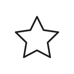 Naklejka na ściany i meble Star icon vector. Favorite sign