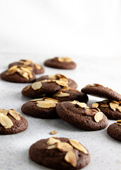 Almond brownie cookies
