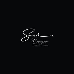 SN initials signature logo. Handwriting logo vector templates. Hand drawn Calligraphy lettering Vector illustration.
