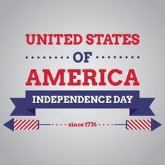 USA independence day design