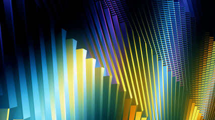 Beautiful geometric abstract background with color accents.