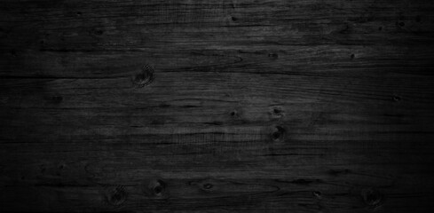 Naklejka premium Wood texture, abstract black background. Empty template for design.