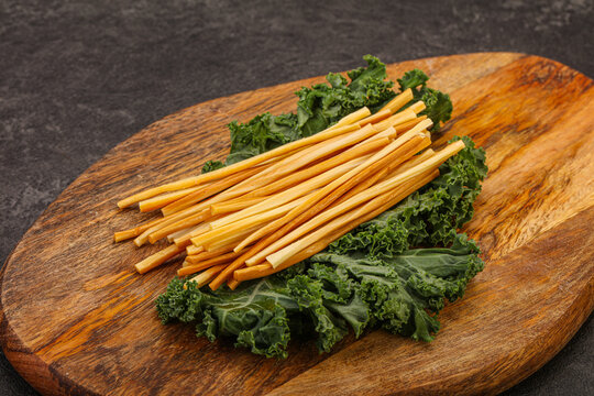 Chechel cheese sticks over board