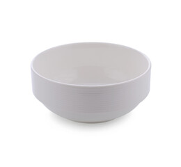 paper bowl isolated on white background