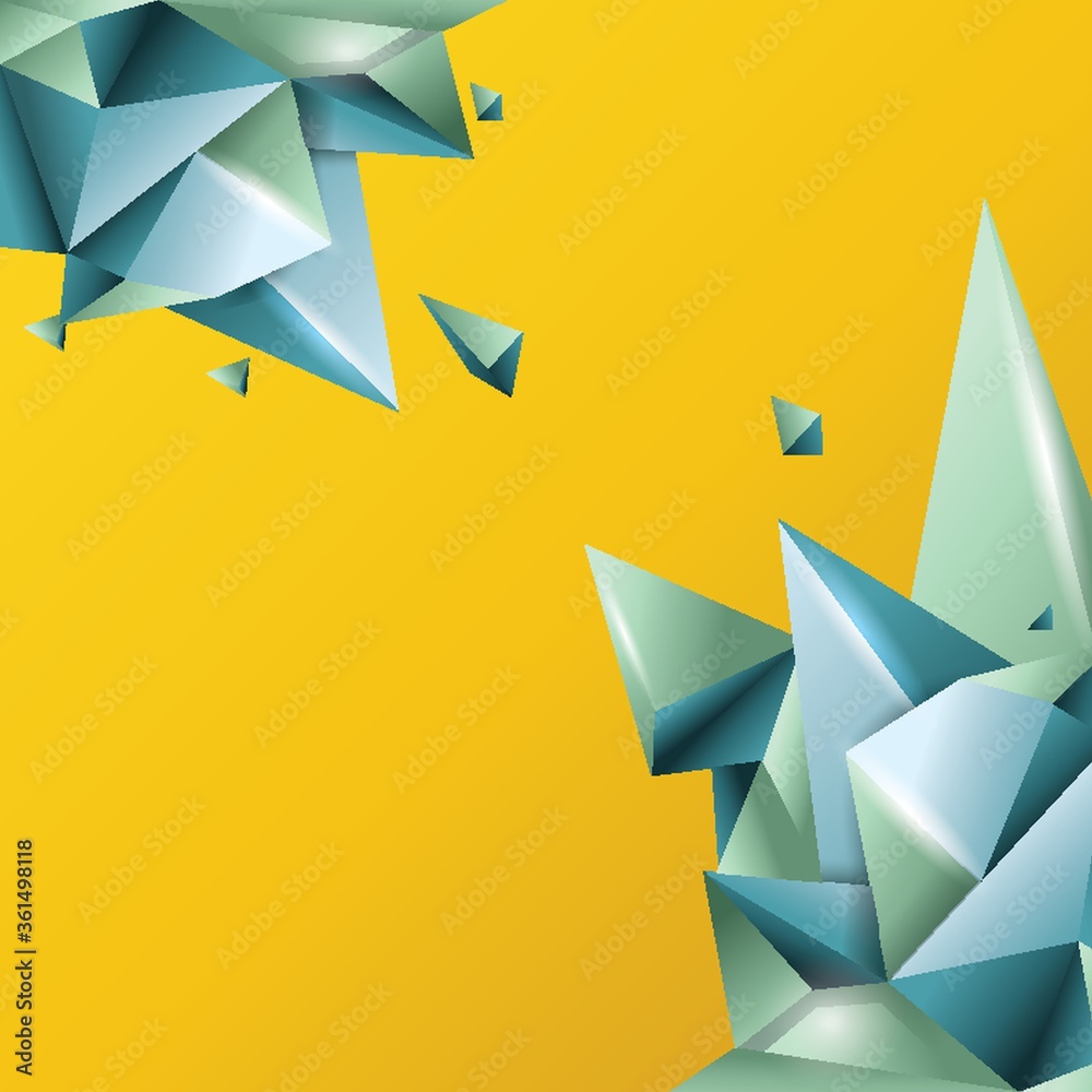 Wall mural Abstract faceted background