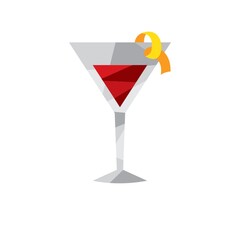 Cocktail glass