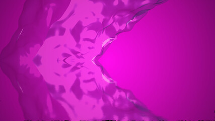 Beautiful brilliant substance. 3D illustration. Background for the designer.