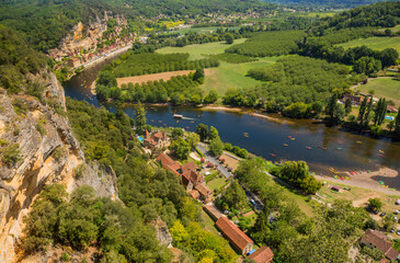 Naklejka premium La Roque-Gageac, Dordogne