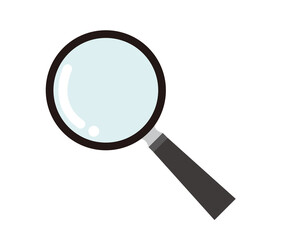 虫眼鏡のベクターイラスト　ルーペのアイコン　