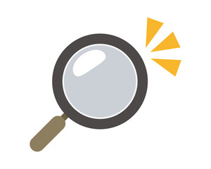 虫眼鏡でグラフを拡大するベクターイラスト ルーペのアイコン 矢印 株価上昇 景気 Analysis Wall Mural Analys Nisi