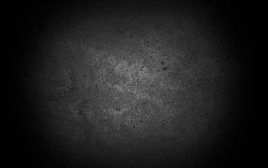Old wall texture cement dark black gray  background abstract grey color design are light with white gradient background.