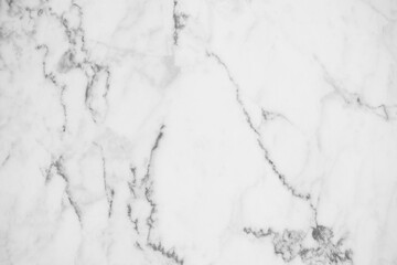 White marble texture with natural pattern for background
