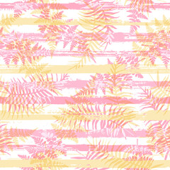 Stylish new zealand fern frond and bracken grass 