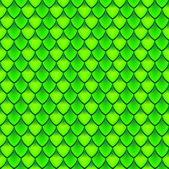 Green abstract snake pattern exotic element background.