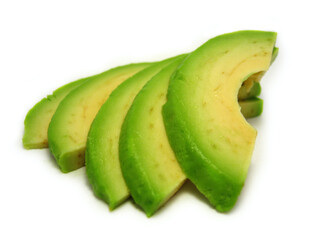 Sliced avocado - Isolated