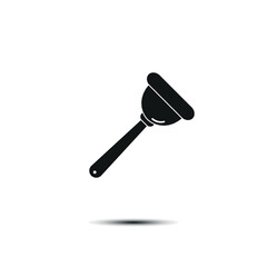 Plunger icon, vector illustration.