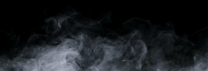 smoke on black background - 361512165