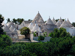 Italy, Apulia, Alberobello and its trulli