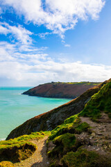 Fototapeta na wymiar view of Irelands coast and sea 