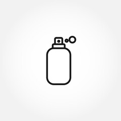 spray line icon on white background