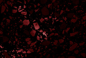 Beautiful abstract color red grunge marble on black background, yellow granite tiles floor on...