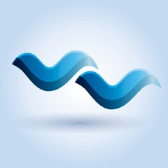 Abstract droplet icon