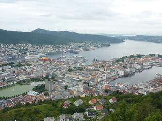 Obraz premium Stadt in Norwegen