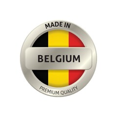 Made in belgium label