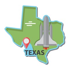 Map of texas state