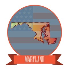 Map of maryland state