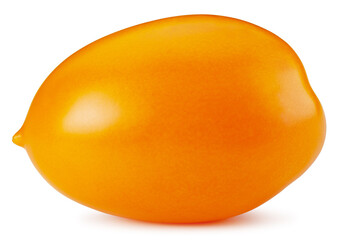 Orange tomato isolated on white