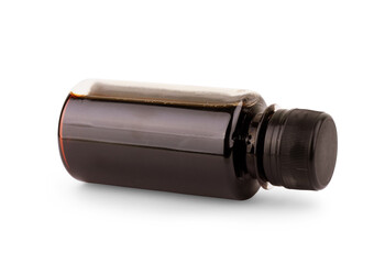 Soy sauce isolated on white