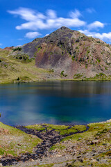 Beautiful mountain landscape (Capcir, France, the lakes of Carlit Massif)