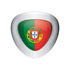 Obraz premium Portugal button