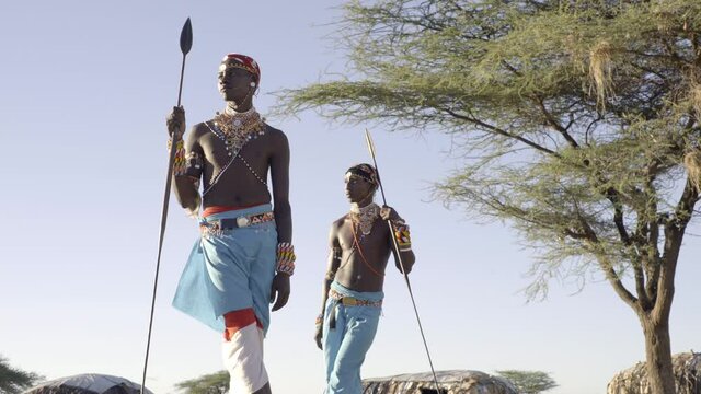 Samburu tribesmen. Kenya. Africa