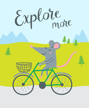Explore more card with rat